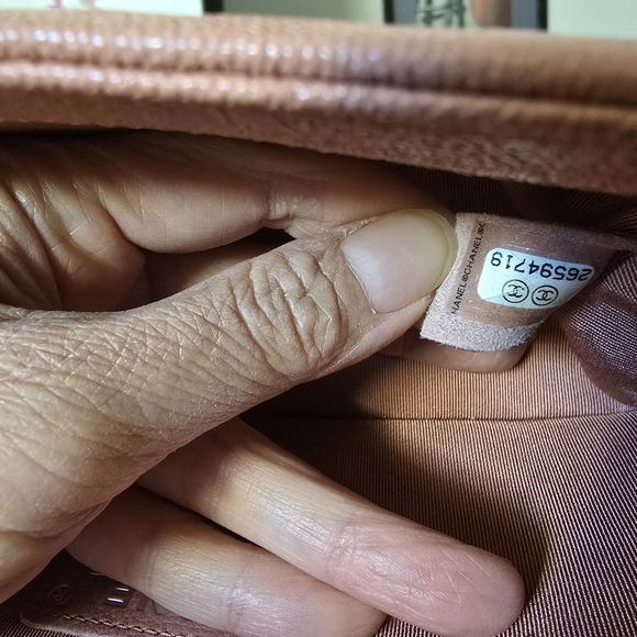 Chanel boy pink caviar small bag - Picture 5 of 13